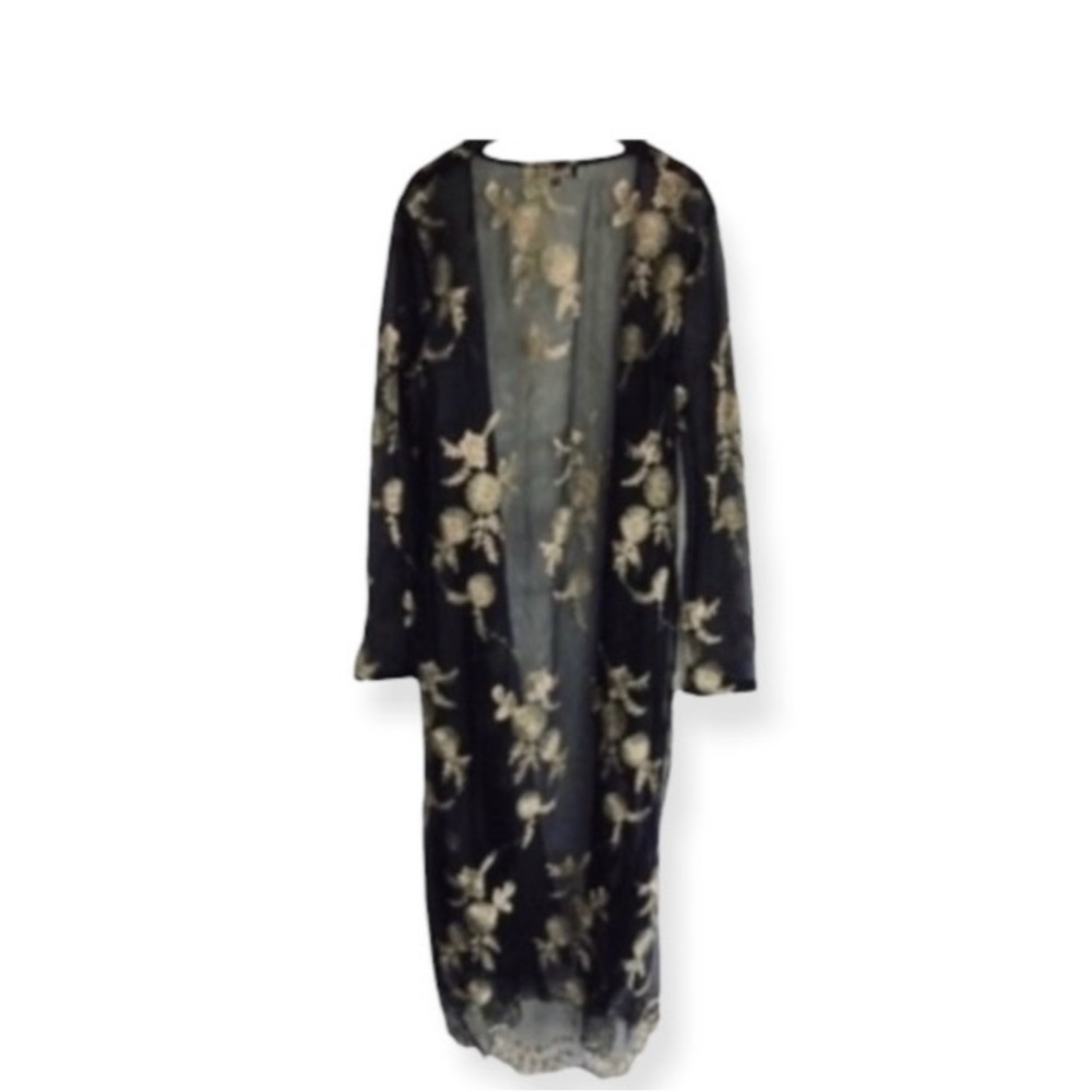 Fashion Nova Star In The Night Kimono Sz S - Picture 2 of 4